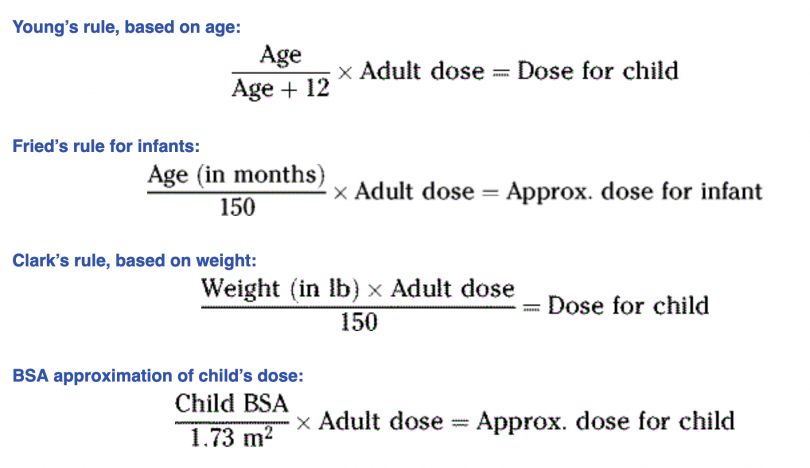 Calculate Infant Medication Dosage